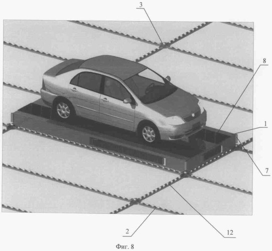 Устройство для передвижения платформы-поддона автоматизированной системы парковки автомобилей (патент 2371559)