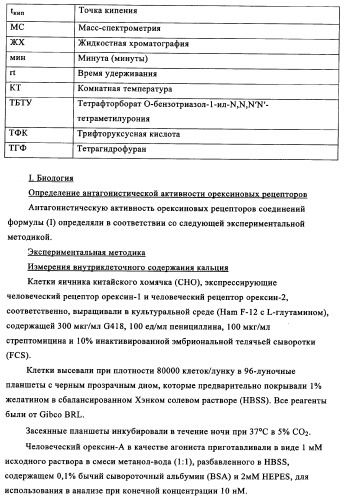 Производные сульфониламиноуксусной кислоты и их применение в качестве антагонистов рецепторов орексина (патент 2334735)