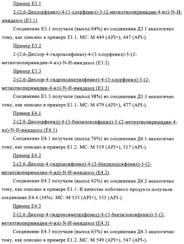 2-(2,6-дихлорфенил)диарилимидазолы, способ их получения (варианты), промежуточные продукты и фармацевтическая композиция (патент 2320645)