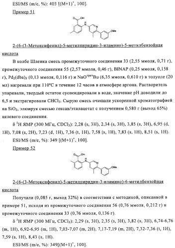 Производные азабифениламинобензойной кислоты в качестве ингибиторов dhodh (патент 2481334)