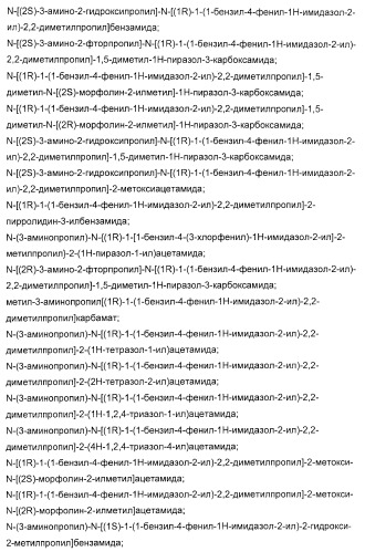 N-(1-(1-бензил-4-фенил-1н-имидазол-2-ил)-2,2-диметилпропил)бензамидные производные и родственные соединения в качестве ингибиторов кинезинового белка веретена (ksp) для лечения рака (патент 2427572)