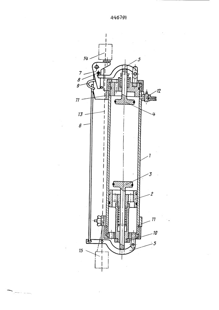 Устройство для отбора проб жидкости (патент 446791)