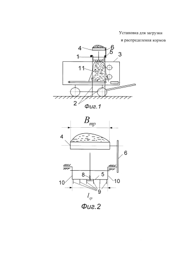 Установка для загрузки и распределения кормов (патент 2579244)