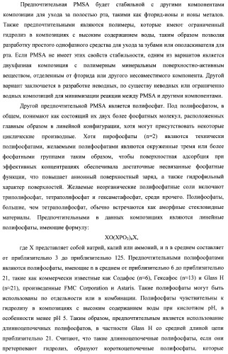 Композиции для ухода за полостью рта с улучшенным очищающим эффектом (патент 2481096)