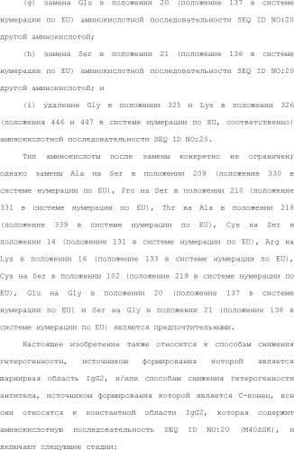 Способ модификации изоэлектрической точки антитела с помощью аминокислотных замен в cdr (патент 2510400)