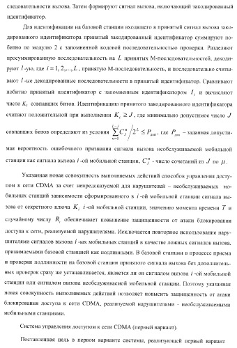 Способ (варианты) и система (варианты) управления доступом к сети cdma (патент 2371884)