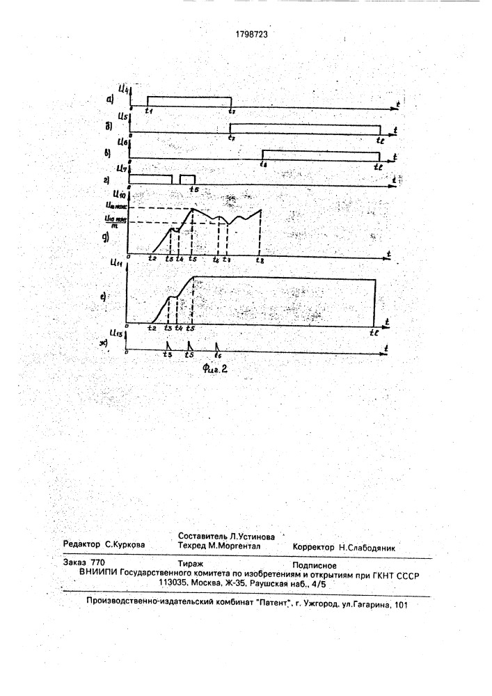 Устройство для измерения ширины спектра сигнала радиопередатчиков на различных уровнях (патент 1798723)