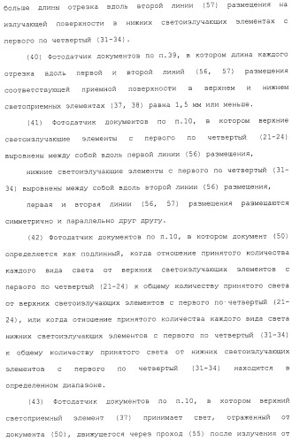 Фотодатчик документов из установленных на поверхности элементов (патент 2488169)