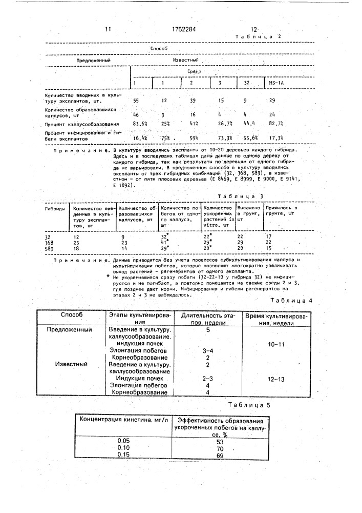 Способ клонального микроразмножения гибридов карельской березы (патент 1752284)