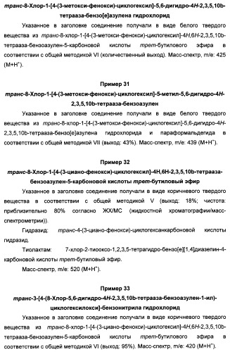Арилциклогексилэфиры дигидротетраазабензоазуленов для применения в качестве антагонистов рецептора вазопрессина v1a (патент 2507205)