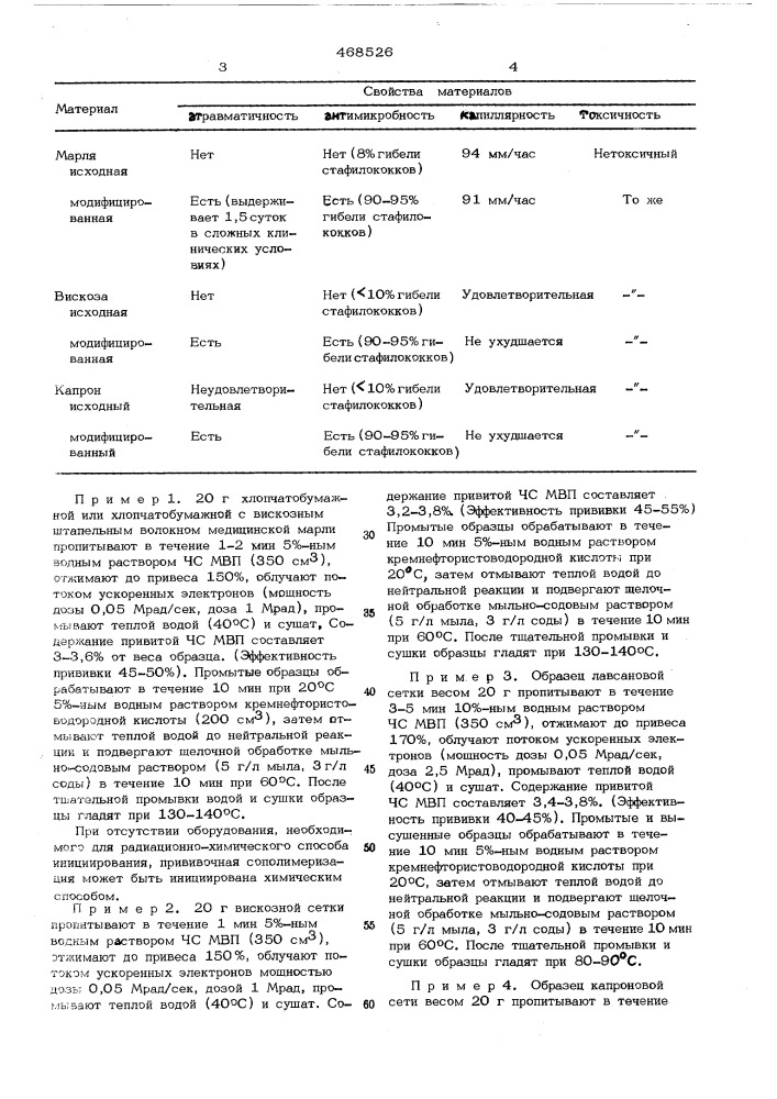 Способ модифицирования текстильного материала (патент 468526)