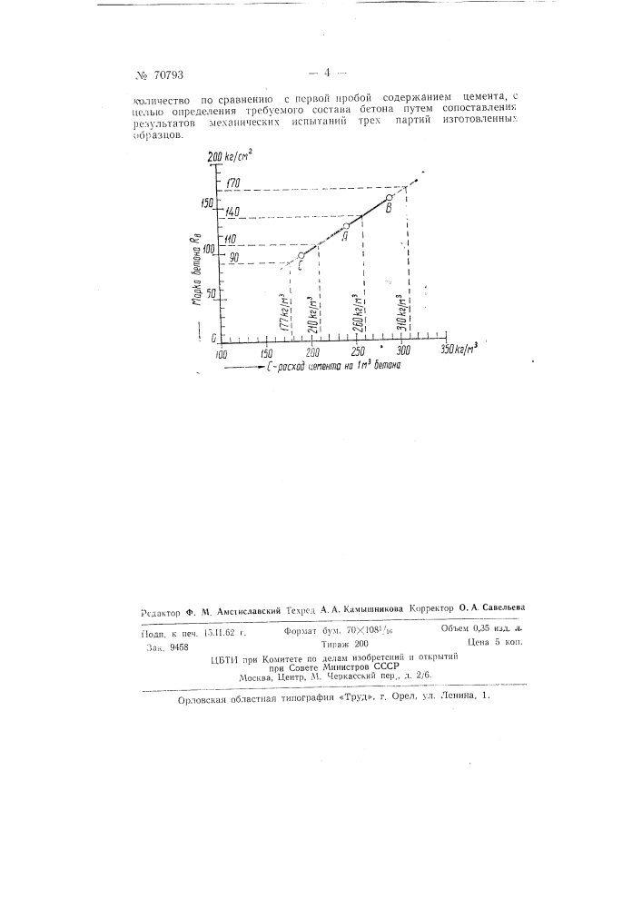 Способ подбора состава бетона (патент 70793)