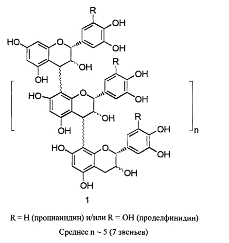 Способ производства проантоцианидиновой полимерной композиции (патент 2593014)