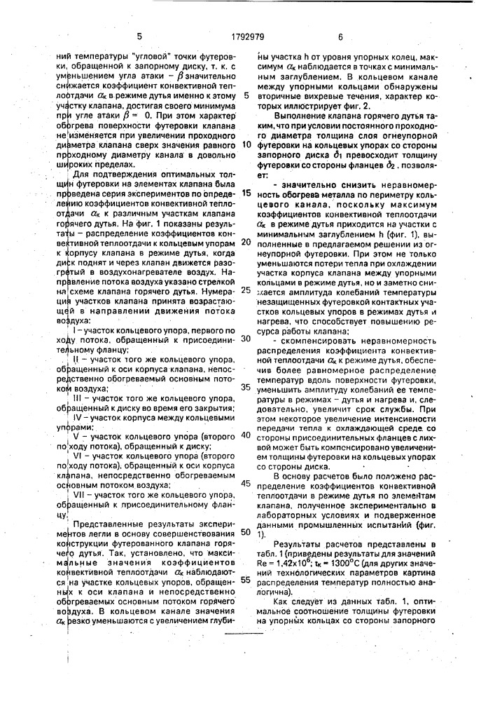 Клапан горячего дутья доменных воздухонагревателей (патент 1792979)