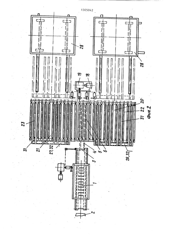 Автомат-укладчик керамических изделий на сушильные вагонетки (патент 1305042)