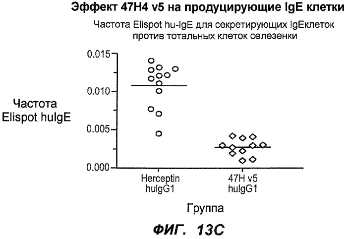 Апоптотические антитела против ige (патент 2500686)