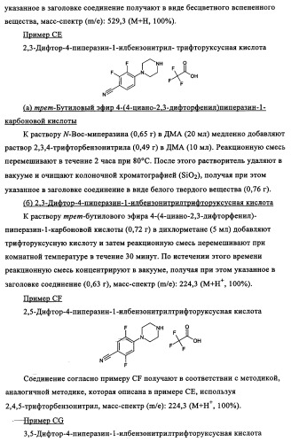 Производные 1-(2-аминобензол)пиперазина, используемые в качестве ингибиторов поглощения глицина и предназначенные для лечения психоза (патент 2354653)