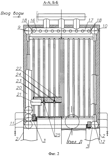 Котел водогрейный прямоугольного поперечного сечения (патент 2570954)