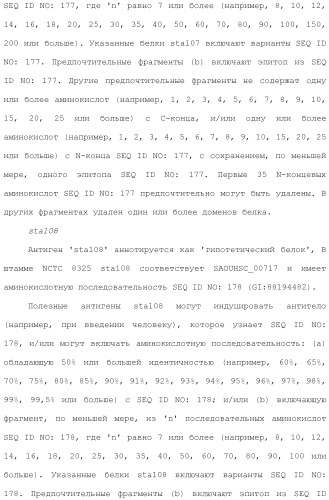 Композиции для иммунизации против staphylococcus aureus (патент 2508126)