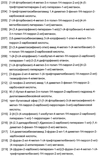 1,3-дизамещенные 4-метил-1н-пиррол-2-карбоксамиды и их применение для изготовления лекарственных средств (патент 2463294)