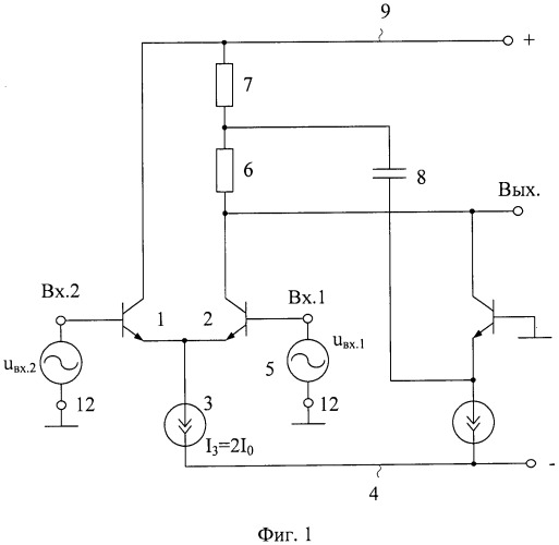 Избирательный усилитель с малым током потребления для sige техпроцессов (патент 2515544)