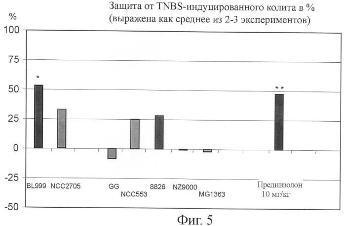 Применение bifidobacterium longum в производстве лекарственного средства или терапевтической питательной композиции для лечения воспалительного заболевания кишечника у млекопитающего и для ослабления воспаления кишечника, связанного с пищевыми аллергенами, у млекопитающего (патент 2445362)