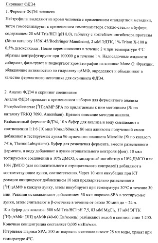 Замещенные 2-хинолилоксазолы, пригодные в качестве ингибиторов фдэ4 (патент 2417993)