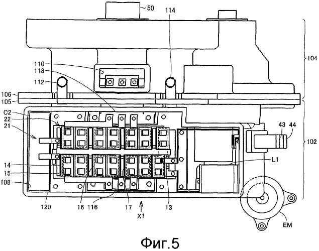 Устройство для выдачи мощности гибридного транспортного средства (патент 2381917)