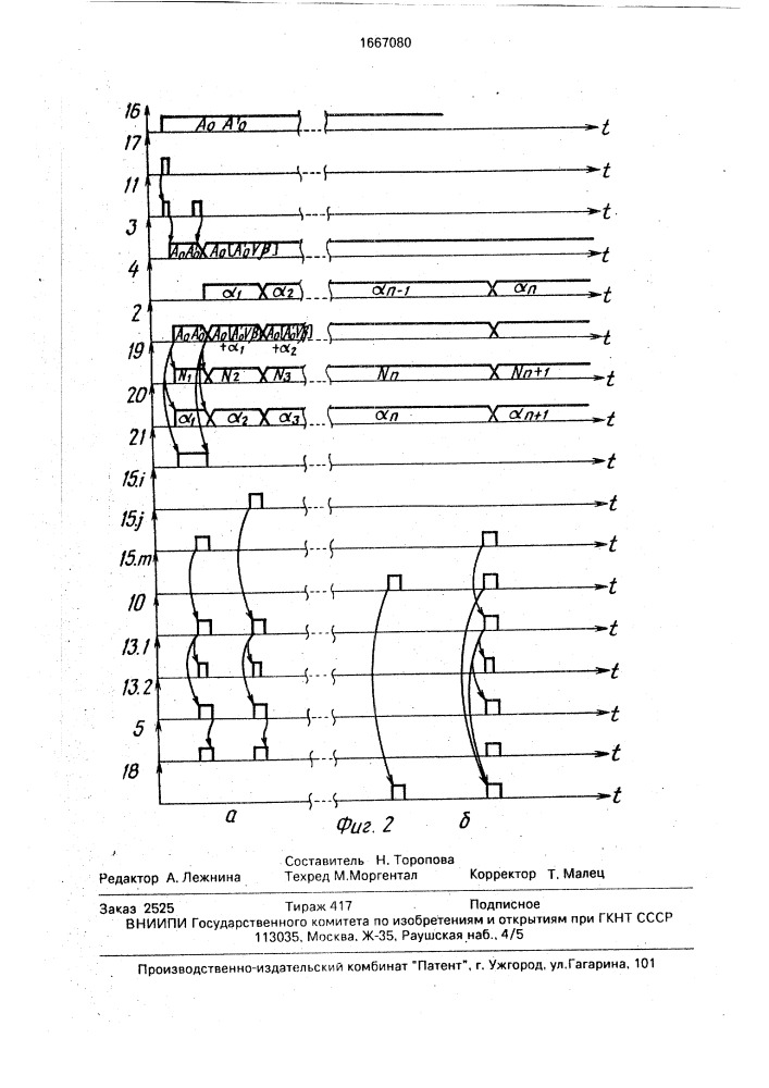 Устройство для контроля последовательностей импульсов (патент 1667080)