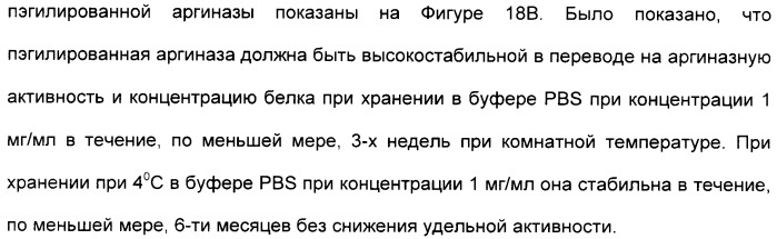 Фармацевтический препарат и способ лечения злокачественных опухолей у человека с помощью аргининовой депривации (патент 2335539)