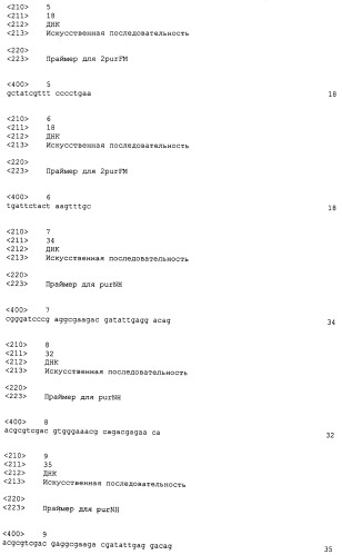 Микроорганизмы corynebacterium с повышенной продукцией 5&#39;- инозиновой кислоты и способ получения нуклеиновых кислот с их использованием (патент 2482178)