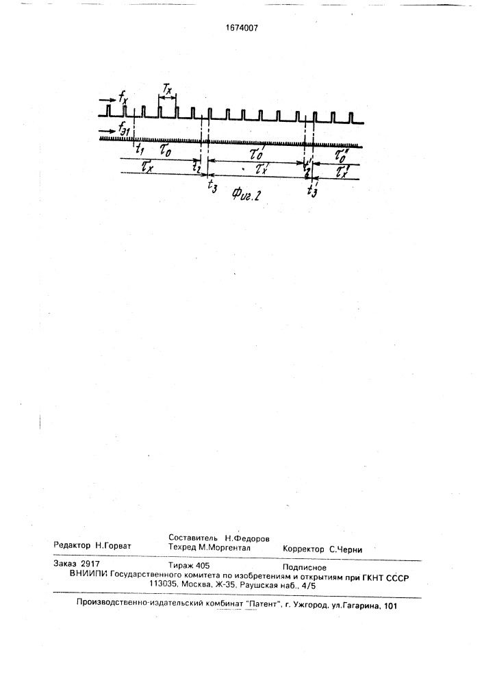 Измеритель частоты (патент 1674007)