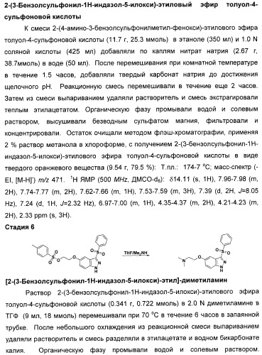 Производные замещенного-3-сульфонилиндазола в качестве лигандов 5-гидрокситриптамина-6 (патент 2429231)