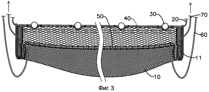 Улавливающая сеть для извлечения трупов из воды (патент 2486099)