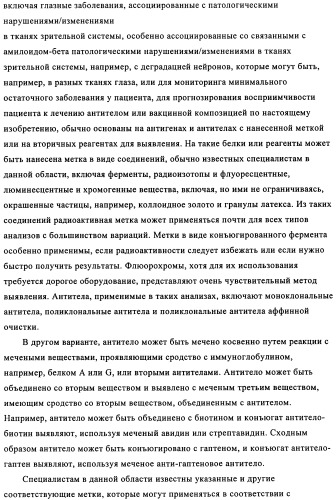 Применение антитела против амилоида-бета при глазных заболеваниях (патент 2482876)