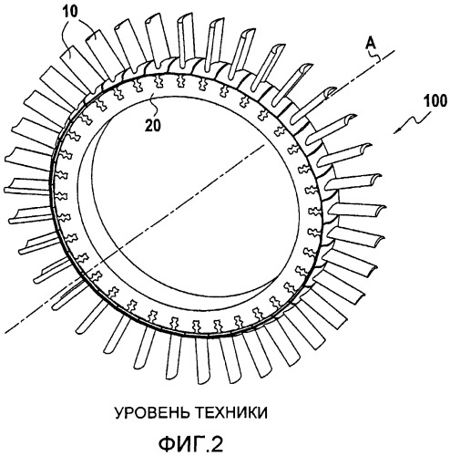 Лопасть с несимметричной полкой, рабочее лопастное колесо, турбомашина и участок соплового аппарата турбомашины (патент 2498081)