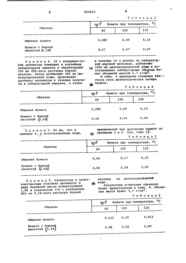 Способ изготовления электроизоляцион-ной бумаги (патент 802433)