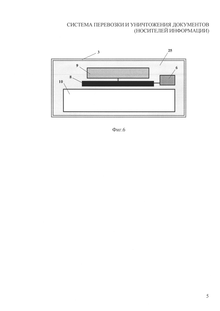 Система перевозки и уничтожения документов (носителей информации) (патент 2652557)
