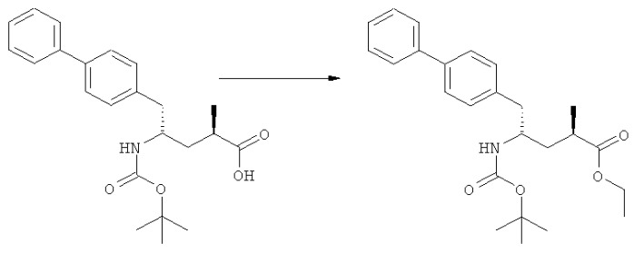 Способ получения 5-бифенил-4-амино-2-метилпентановой кислоты (патент 2530900)