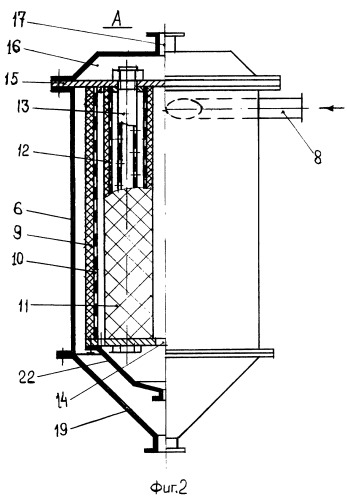 Обратноосмотическая опреснительная установка (патент 2291814)