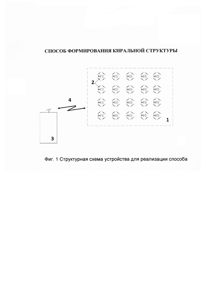 Способ формирования киральной структуры (патент 2656288)