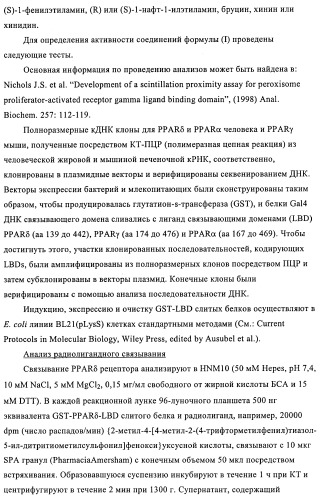 Фенильные производные в качестве ppar агонистов (патент 2374230)