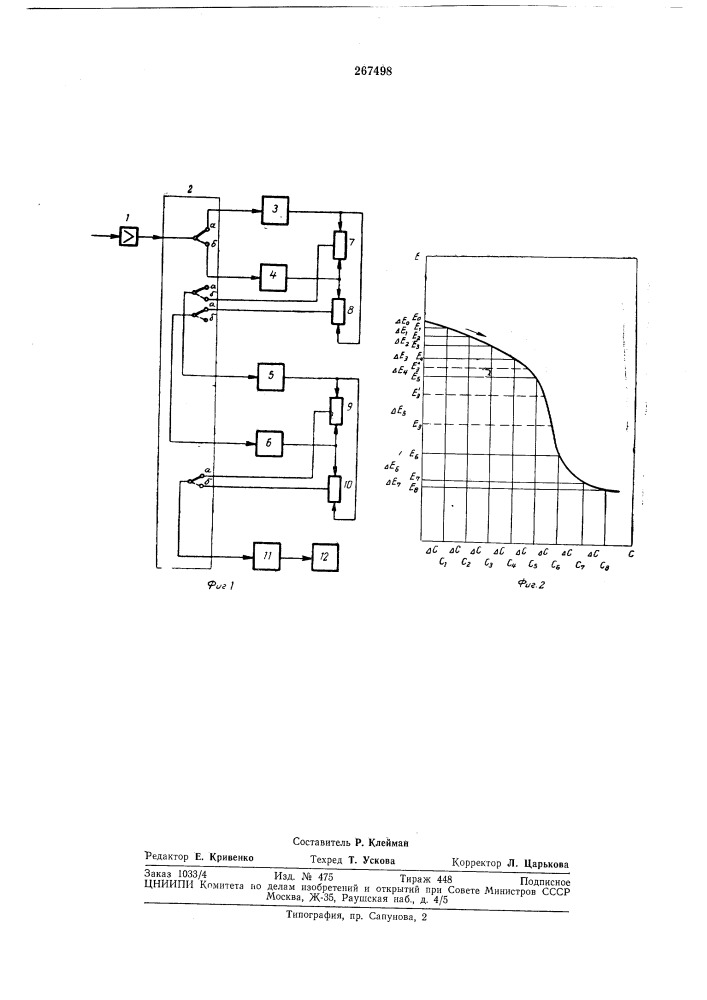 Устройство для контроля окончания окислительно- восстановительного процесса (патент 267498)