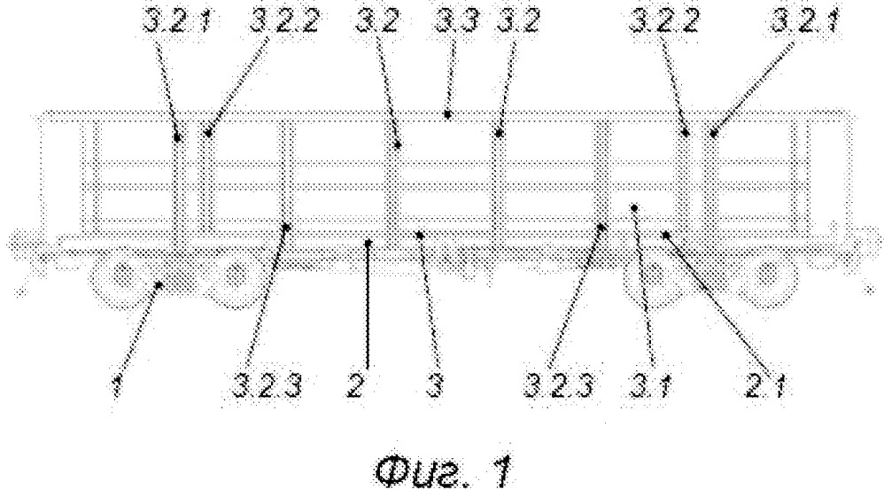 Полувагон (варианты) (патент 2657703)