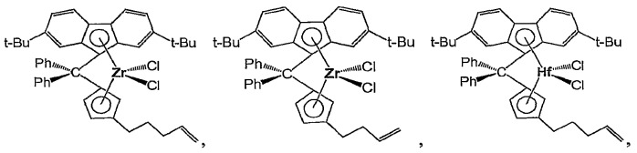 Катализаторы полимеризации для получения полимеров с низкими уровнями длинноцепной разветвленности (патент 2425061)