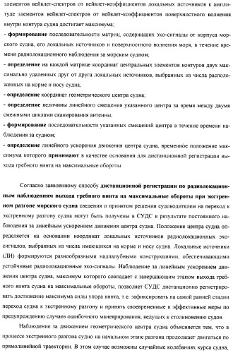 Способ дистанционной регистрации по радиолокационным наблюдениям выхода гребного винта на максимальные обороты при экстренном разгоне морского судна (патент 2392173)