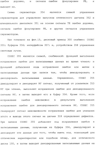 Носитель информации для однократной записи, записывающее устройство и способ для этого и устройство репродуцирования и способ для этого (патент 2307404)