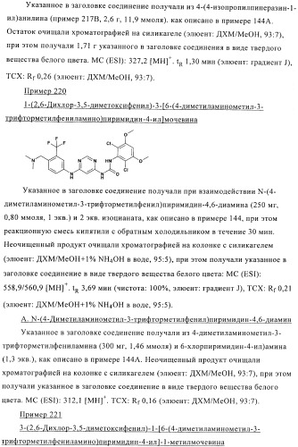 Производные пиримидиномочевины в качестве ингибиторов киназ (патент 2430093)