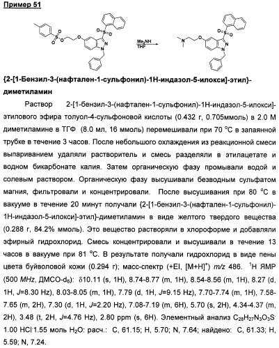 Производные замещенного-3-сульфонилиндазола в качестве лигандов 5-гидрокситриптамина-6 (патент 2429231)