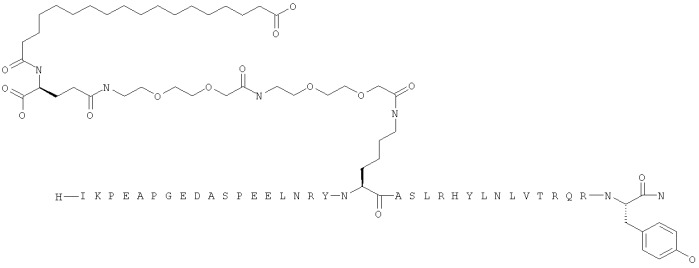 Длительно действующие агонисты рецепторов y2 и(или) y4 (патент 2504550)